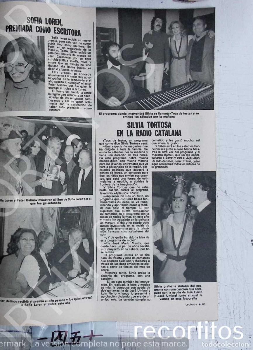 Coleccionismo: SILVIA TORTOSA SOFIA LOREN - Foto 1