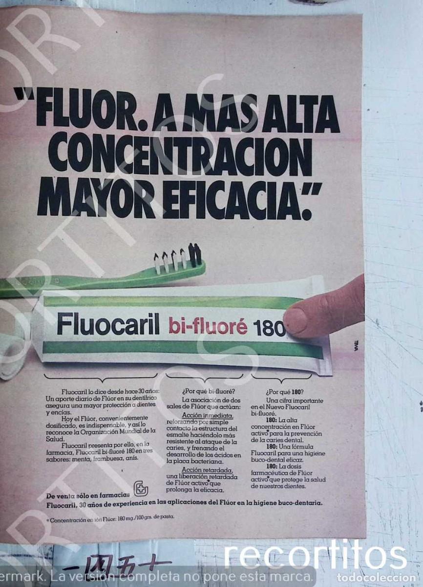 Collectionnisme: fluocaril anuncio publicidad