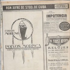 Coleccionismo: AÑO 1919 RECORTE PRENSA PUBLICIDAD POLVOS MORISCA MADERAS DE ORIENTE MYRURGIA COSMETICA