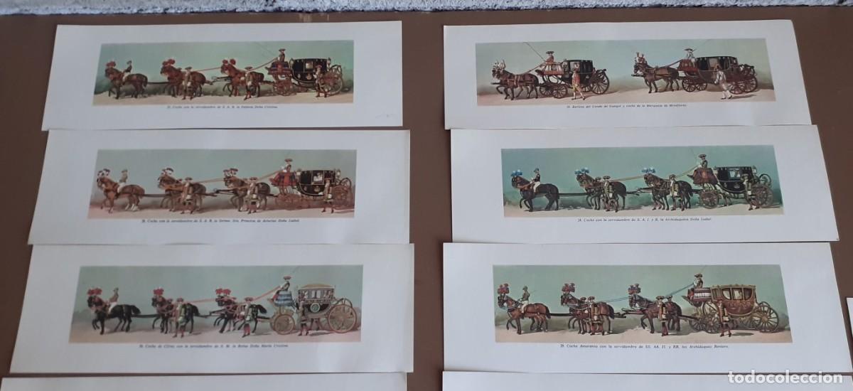 Coleccionismo: 17 laminas de carruajes - Foto 2