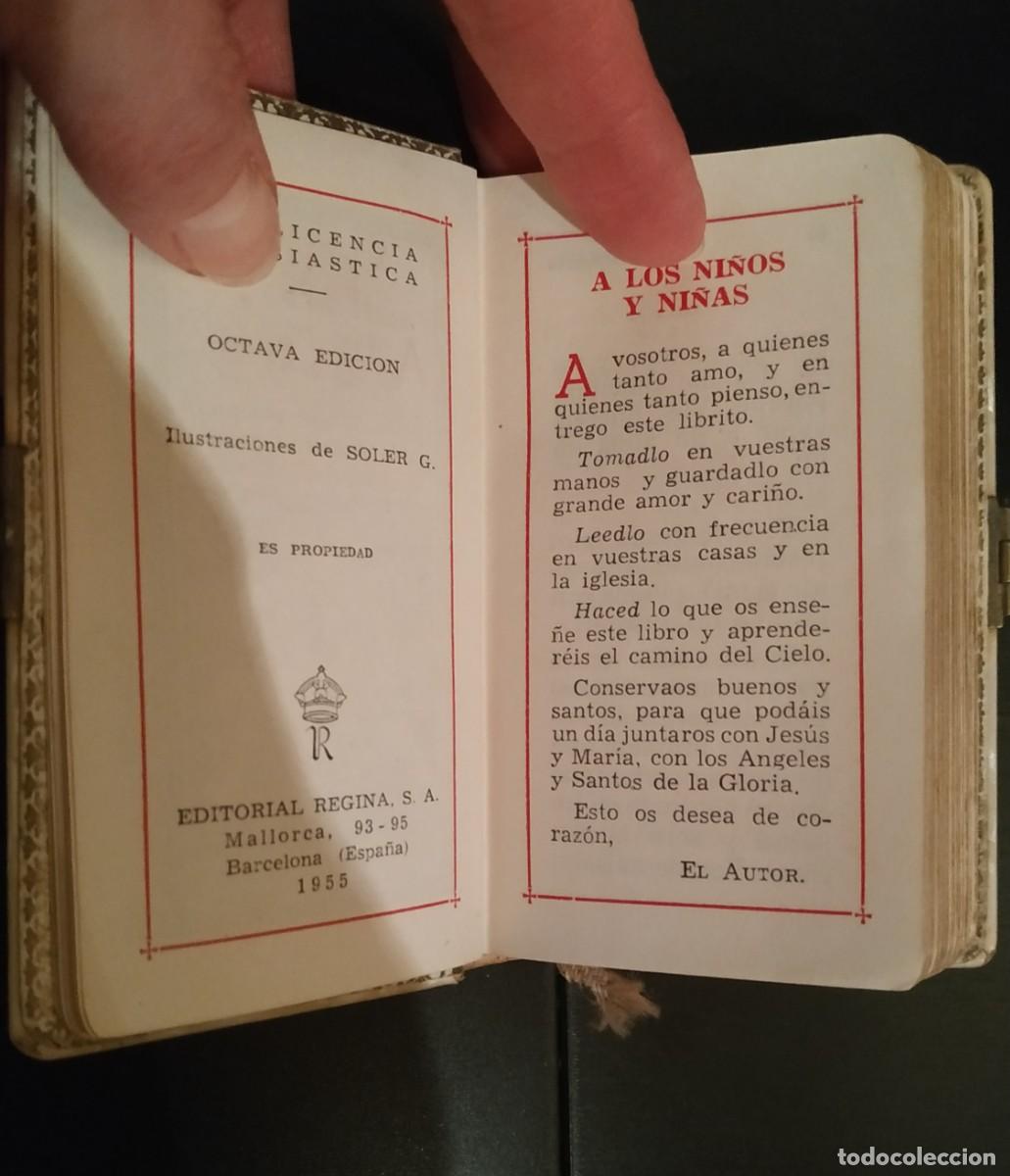 Coleccionismo: Antiguo devocionario de n&aacute;car a&ntilde;o 1955 - Foto 3