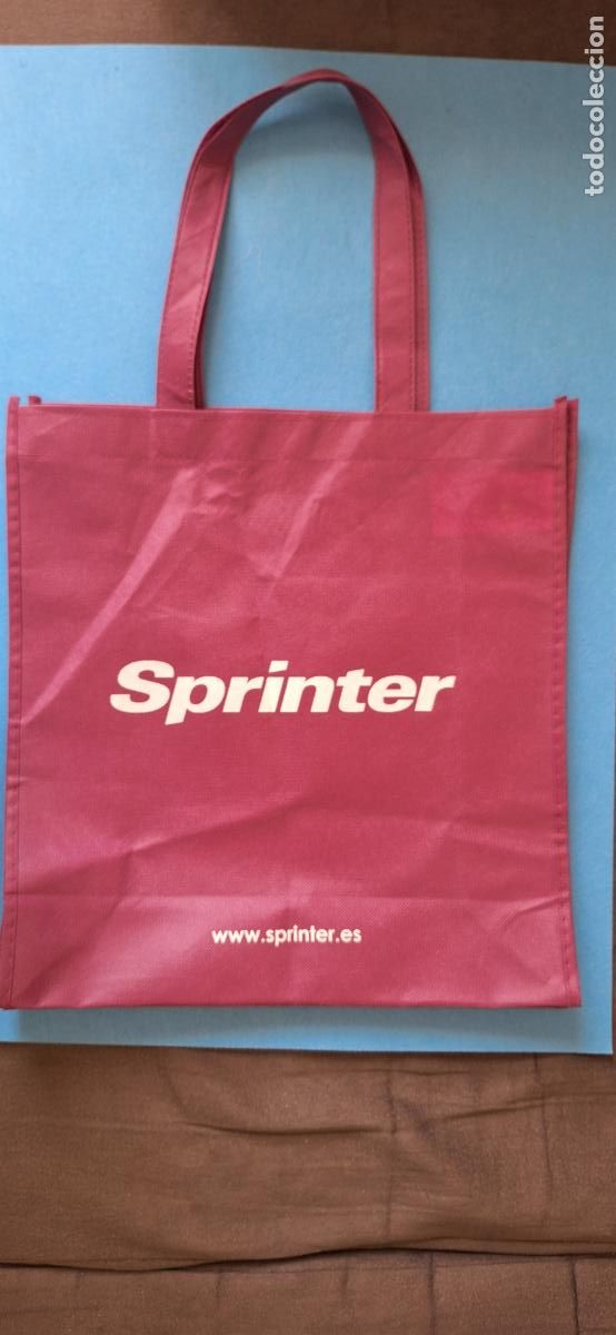 Coleccionismo: Bolsa de tela, publicidad de Sprinter Morado - Foto 2
