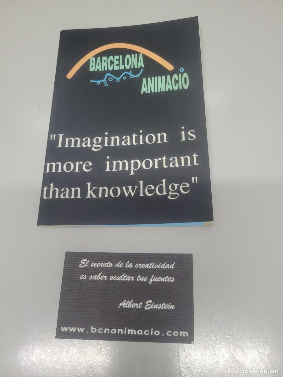 Coleccionismo: Catalogo Barcelona Animaci&oacute; con tarjeta einstein - Foto 1