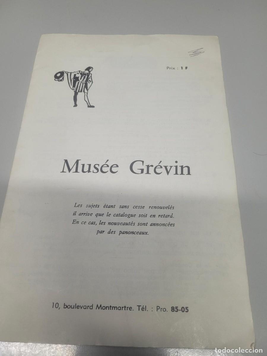 Coleccionismo: Cat&aacute;logo MUsee Grevin a&ntilde;o 1972 A25 - Foto 1