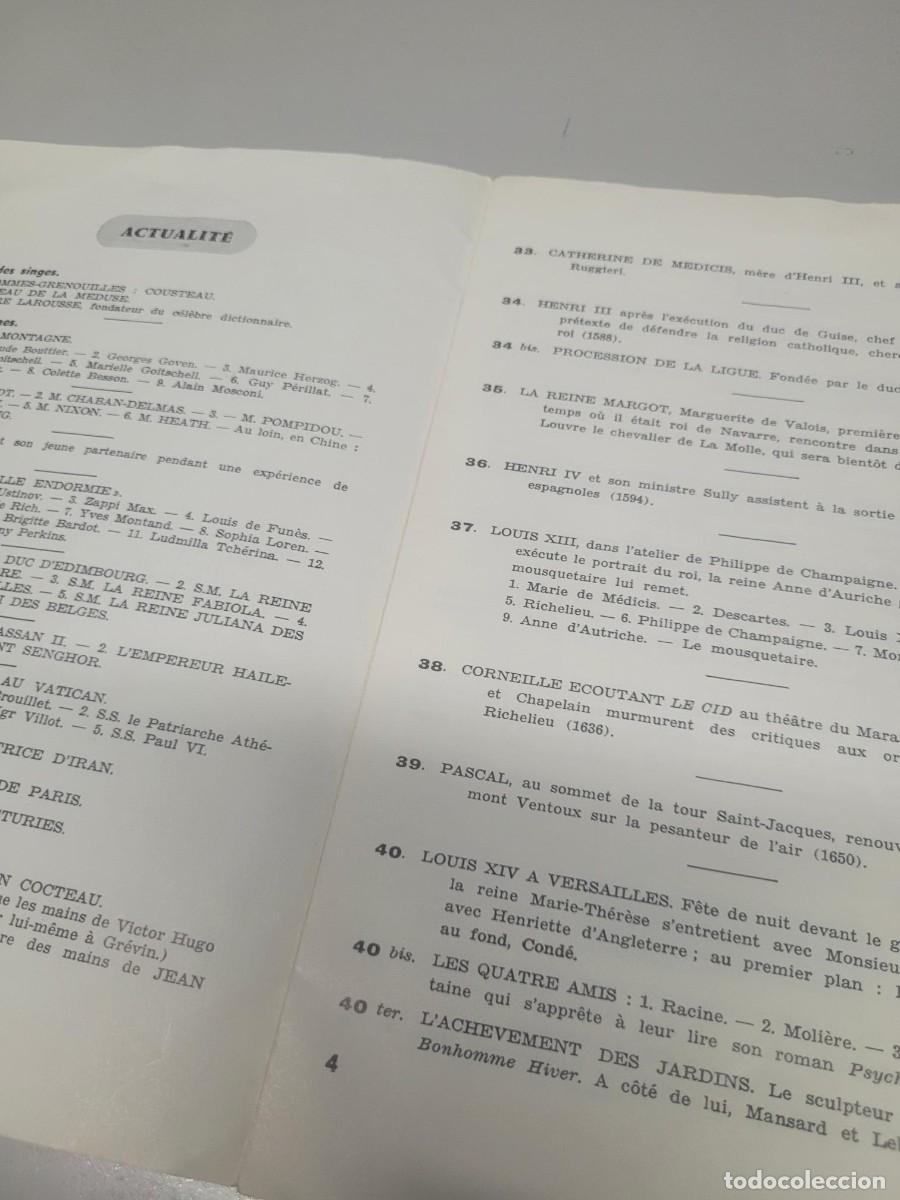 Coleccionismo: Cat&aacute;logo MUsee Grevin a&ntilde;o 1972 A25 - Foto 3