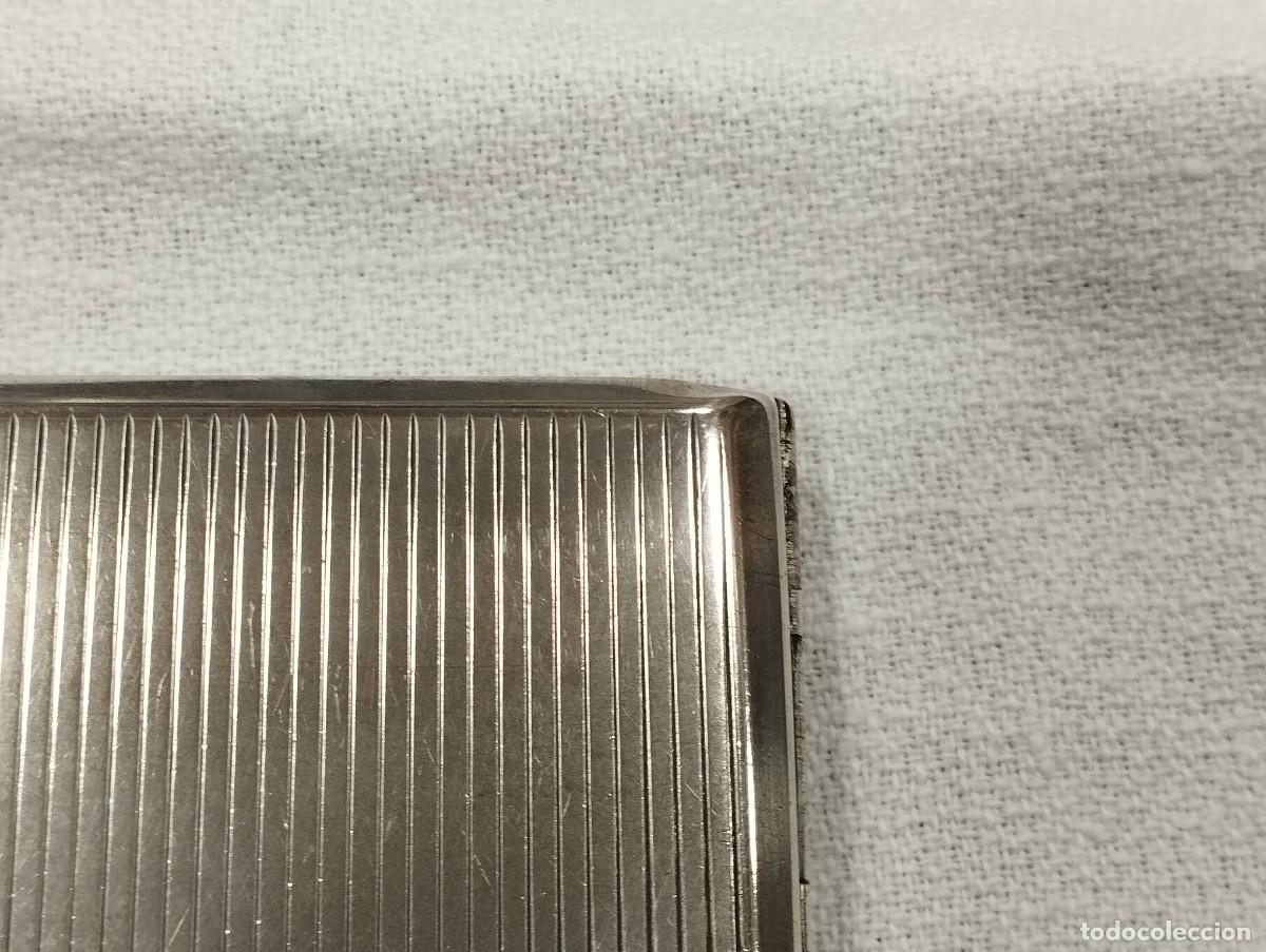 Coleccionismo: PITILLERA DE PLATA CON GRECA ESMALTADA - Foto 5