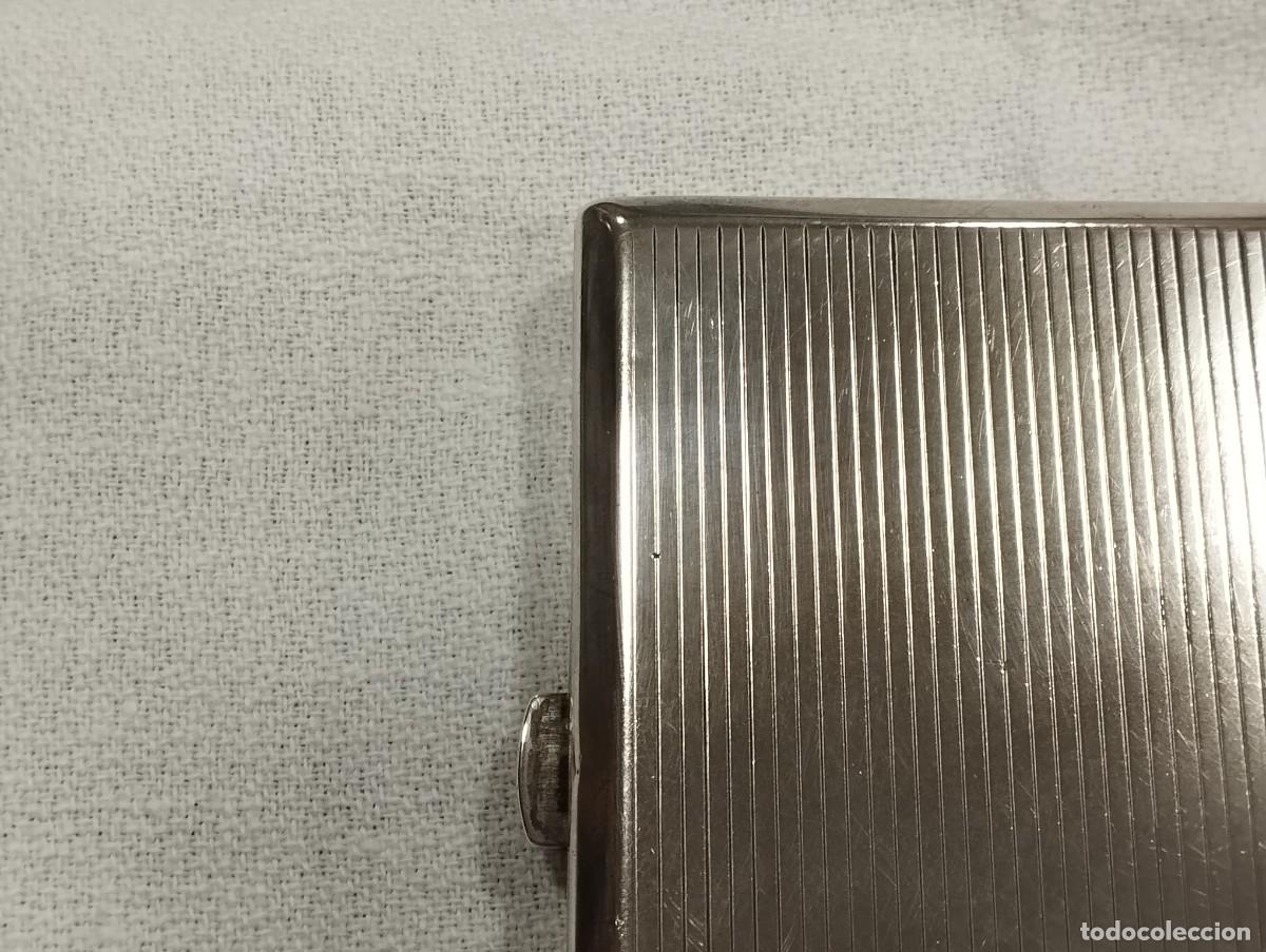 Coleccionismo: PITILLERA DE PLATA CON GRECA ESMALTADA - Foto 6