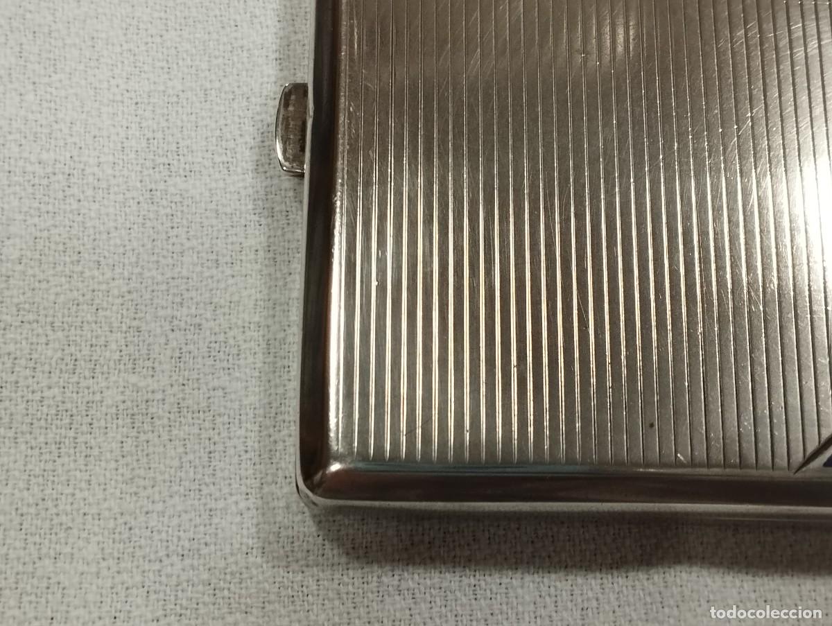Coleccionismo: PITILLERA DE PLATA CON GRECA ESMALTADA - Foto 7