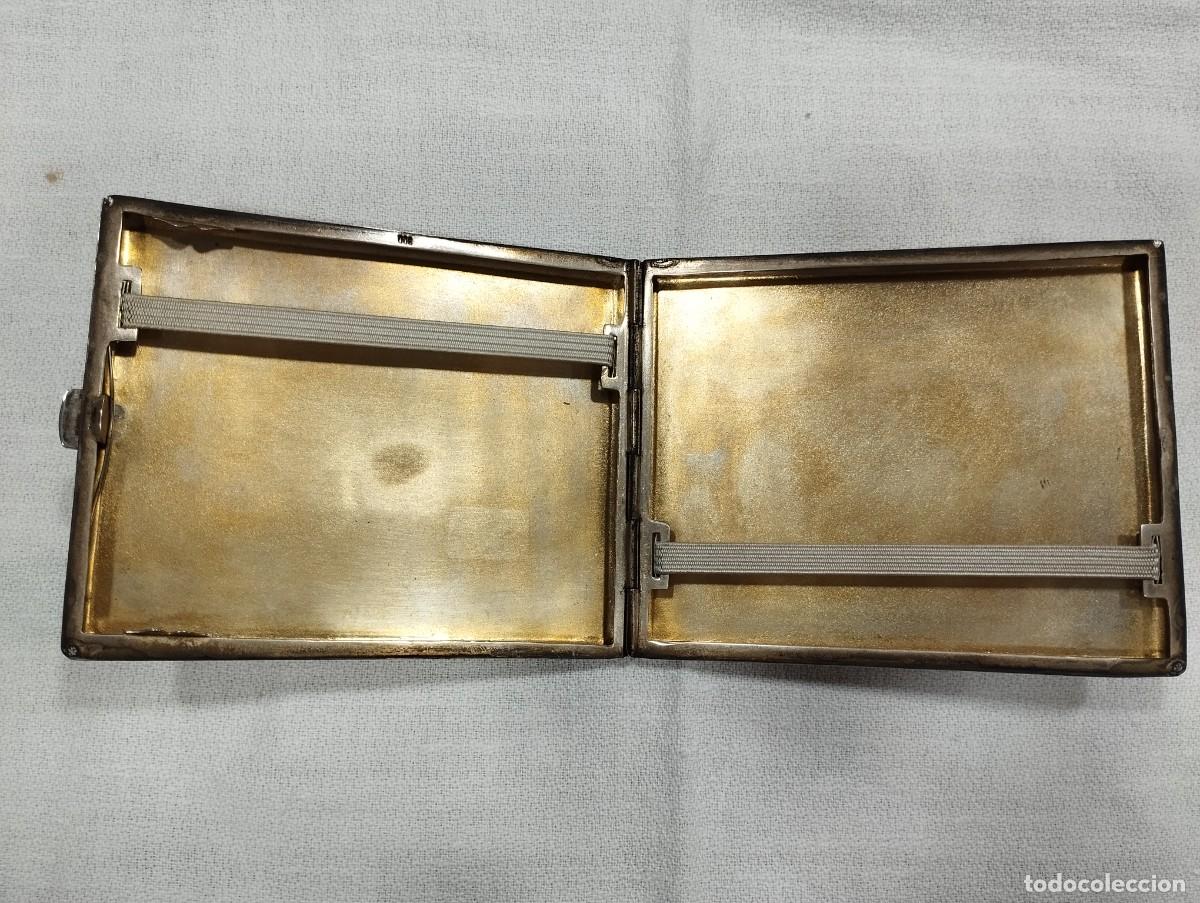 Coleccionismo: PITILLERA DE PLATA CON GRECA ESMALTADA - Foto 10