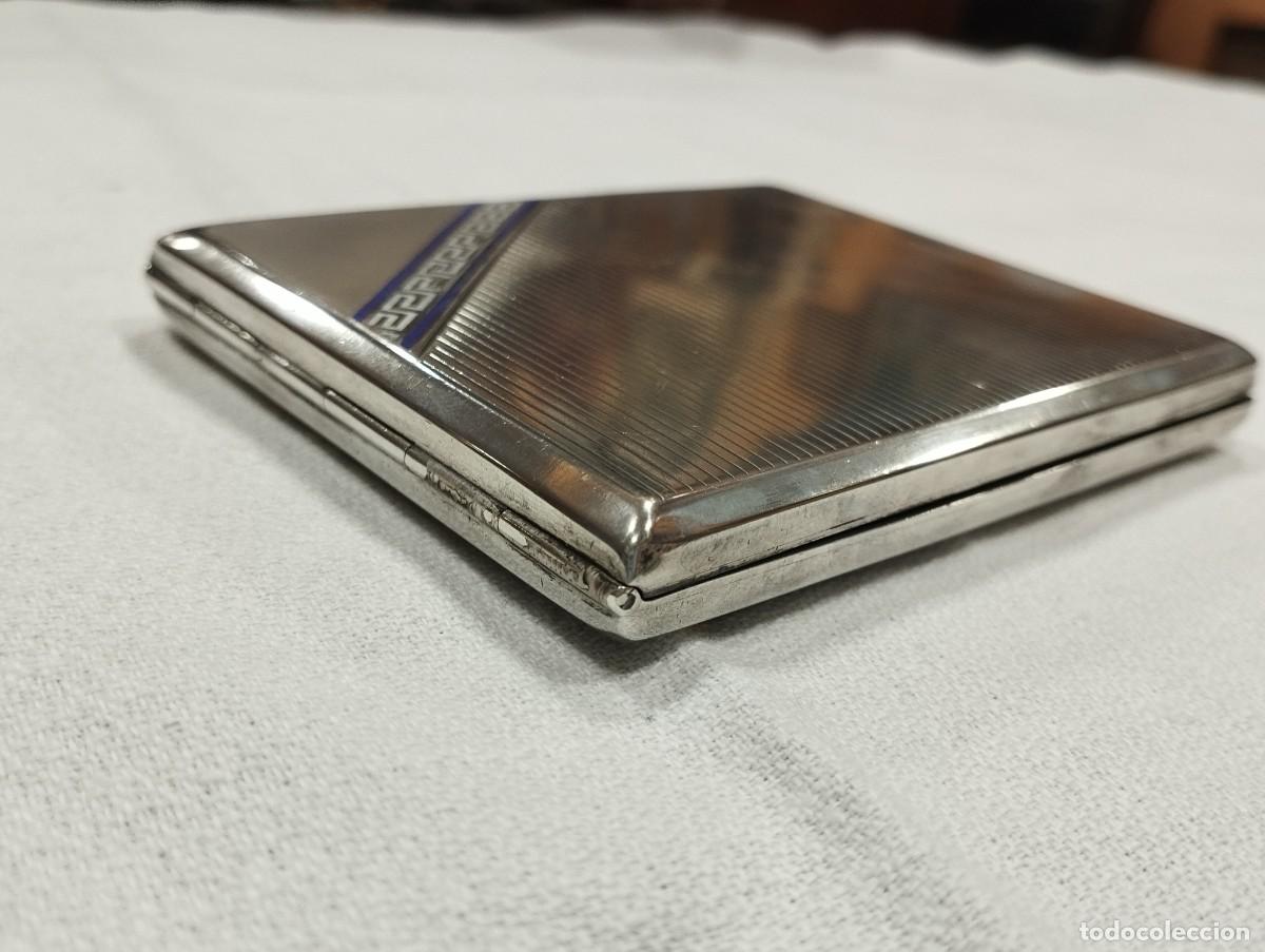 Coleccionismo: PITILLERA DE PLATA CON GRECA ESMALTADA - Foto 11