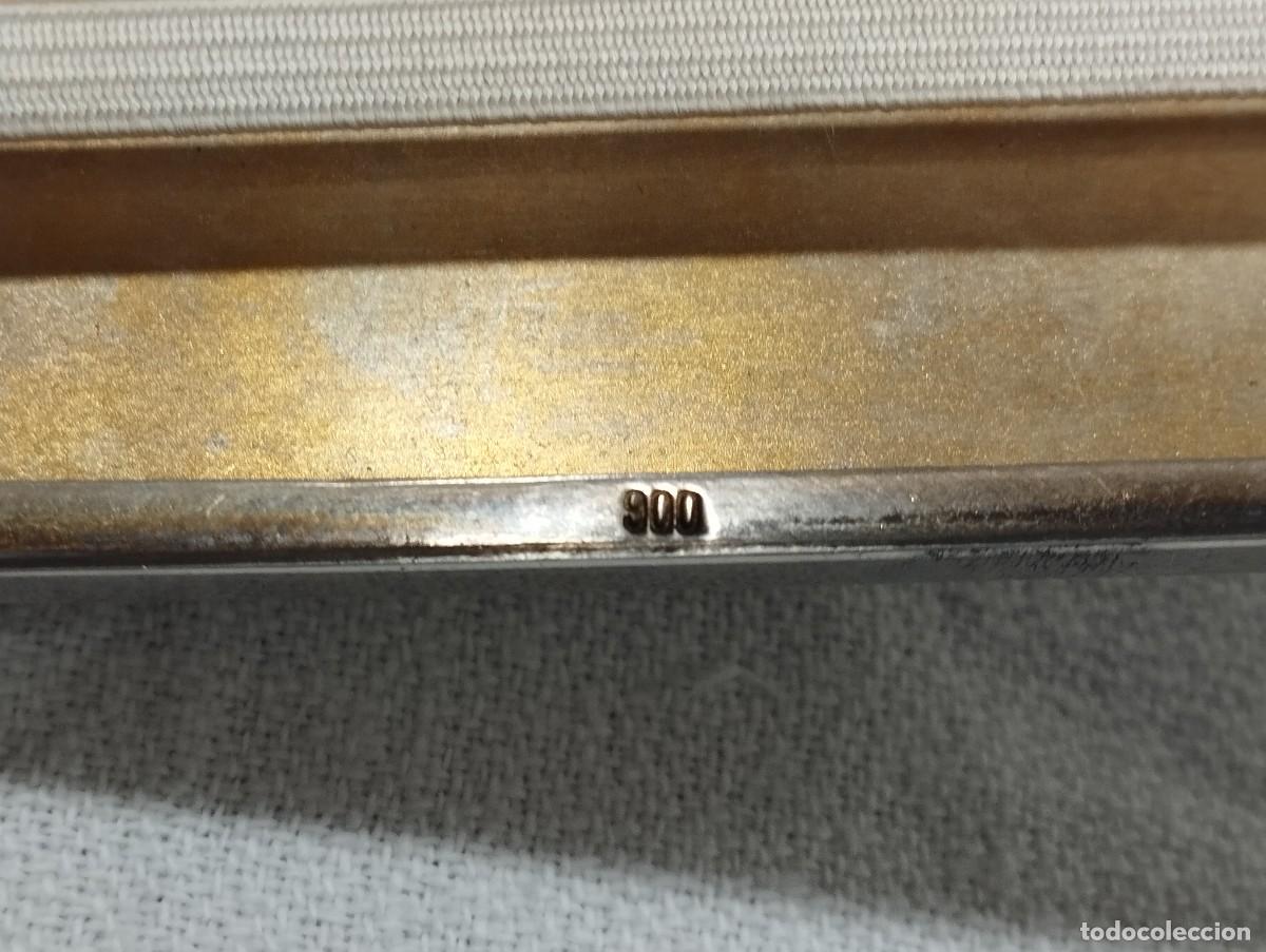 Coleccionismo: PITILLERA DE PLATA CON GRECA ESMALTADA - Foto 12
