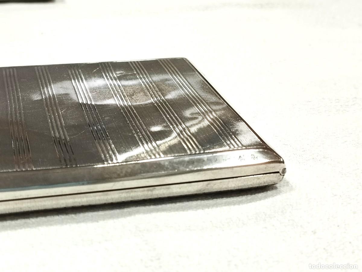 Coleccionismo: PITILLERA DE PLATA LABRADA Y ESMALTADA - Foto 8