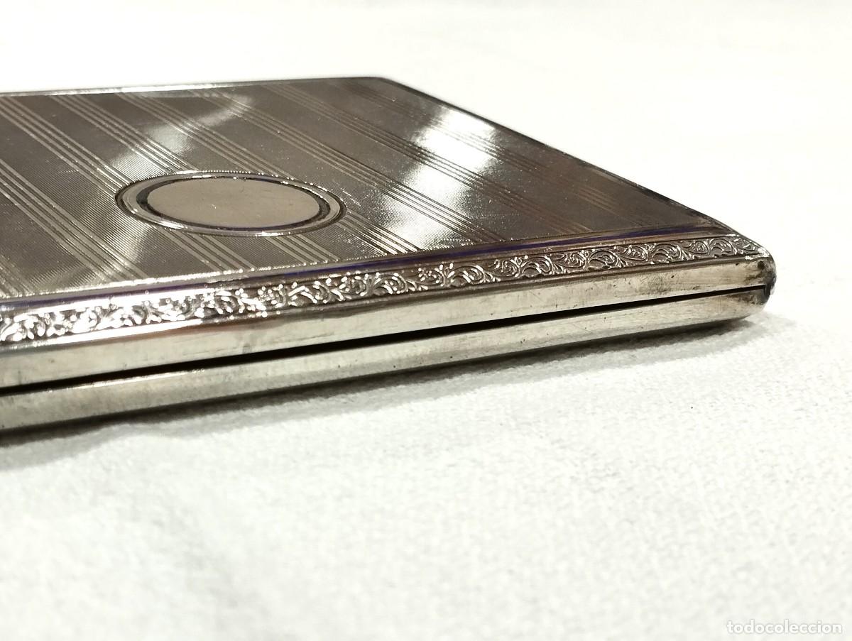 Coleccionismo: PITILLERA DE PLATA LABRADA Y ESMALTADA - Foto 9