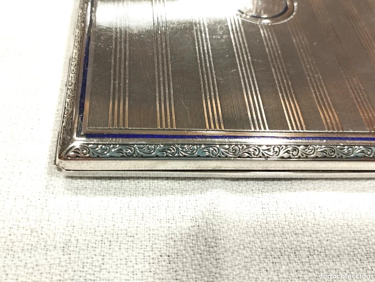 Coleccionismo: PITILLERA DE PLATA LABRADA Y ESMALTADA - Foto 10