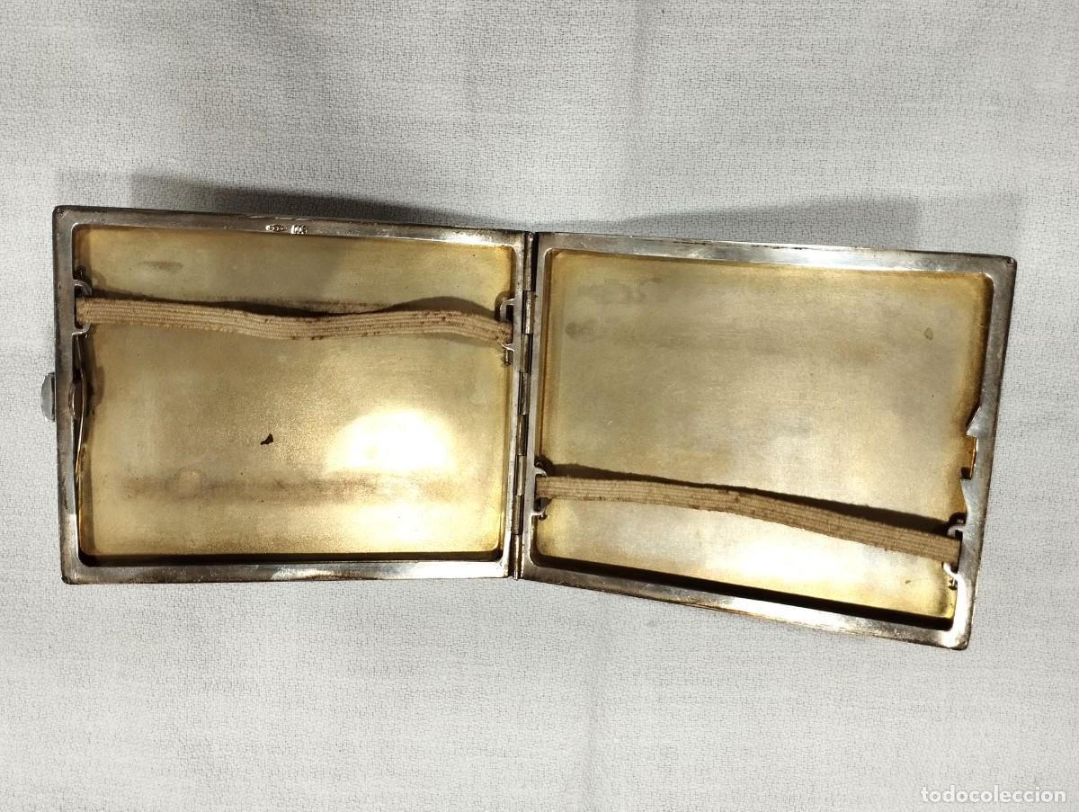 Coleccionismo: PITILLERA DE PLATA LABRADA Y ESMALTADA - Foto 13