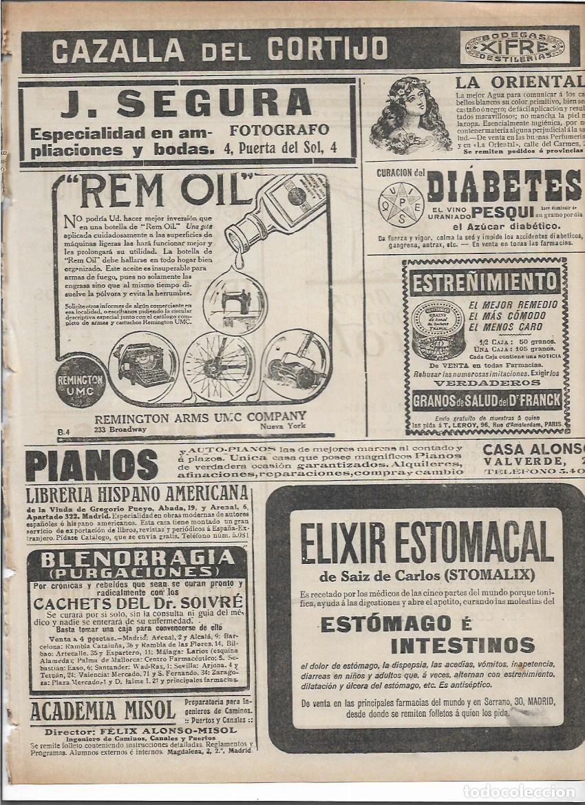 Colecionismo: A&Ntilde;O 1919 RECORTE PRENSA PUBLICIDAD REM OIL ACEITE PARA ARMAS MAQUINARIA REMINGTON ARMS