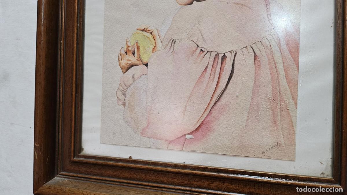 Coleccionismo: pintura autor A,salcedo - Foto 3