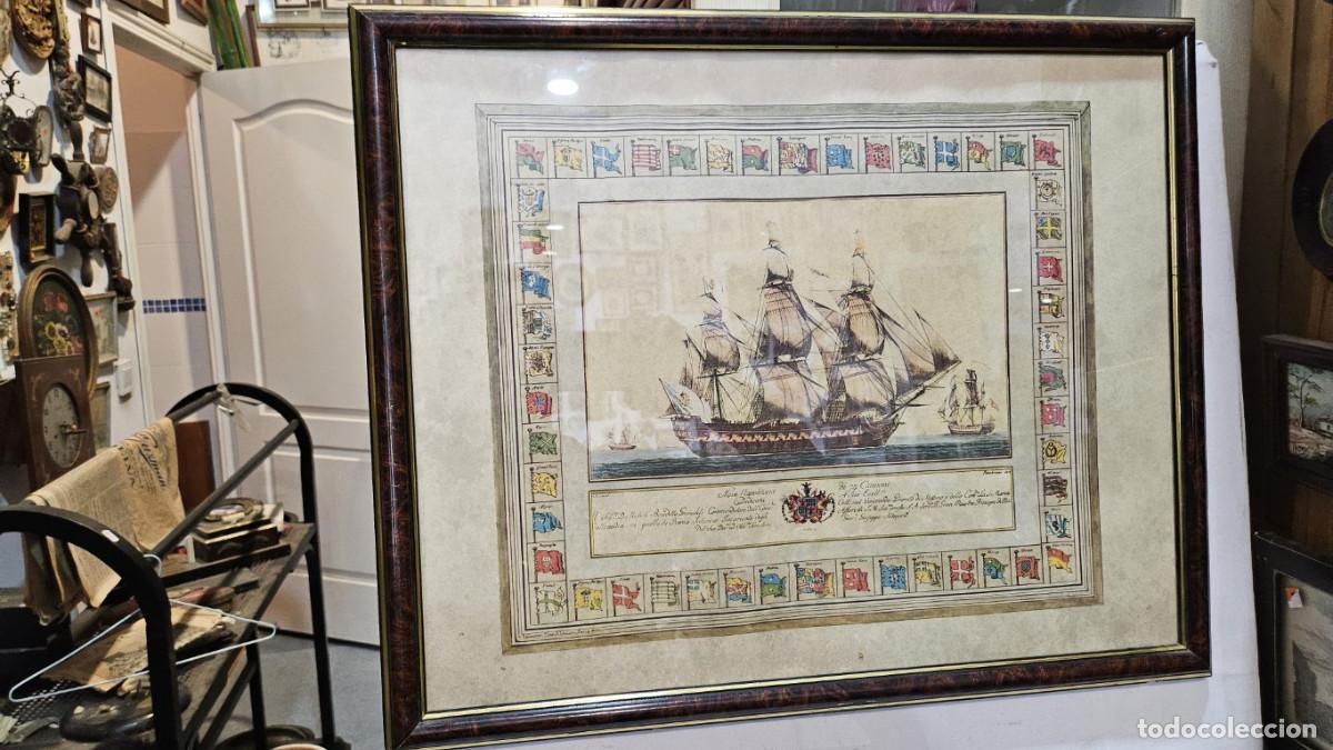 Coleccionismo: lamina de marina barco - Foto 1