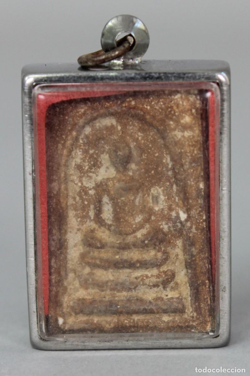 Coleccionismo: Amuleto Budista Tailand&eacute;s Phra Somdej Lat&oacute;n siglo XX