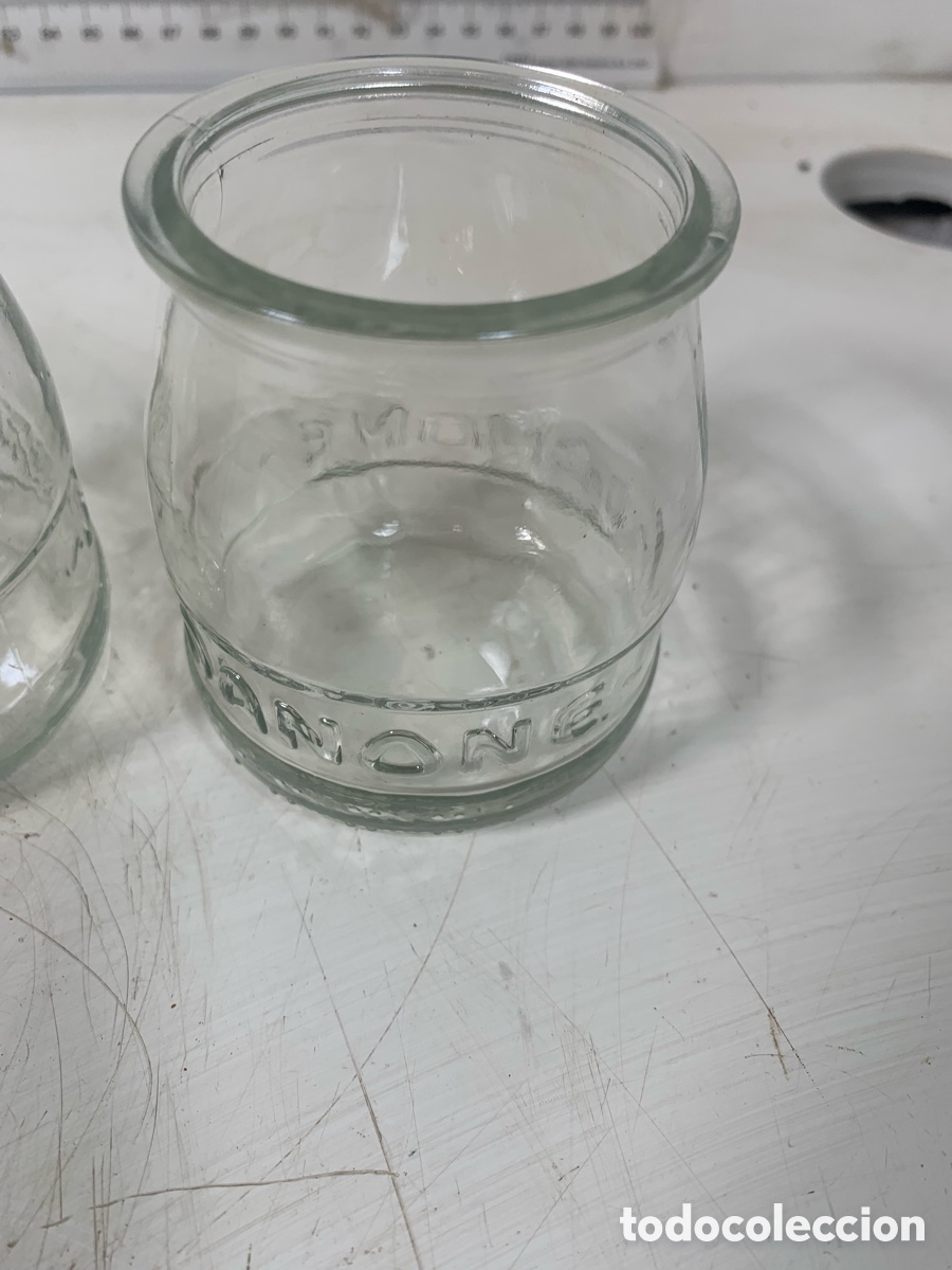 Coleccionismo: 01_antigios vasos de cristal de Danone - Foto 3