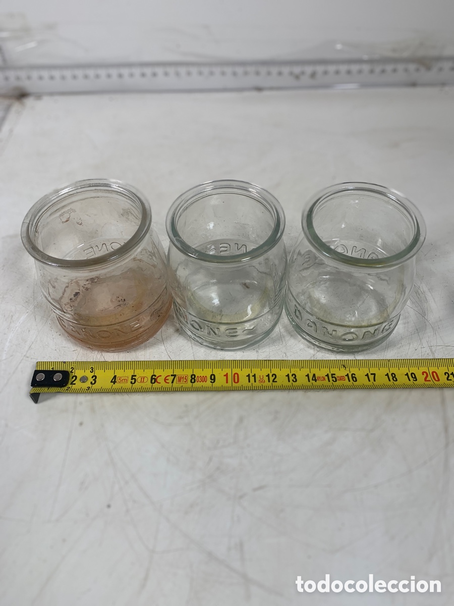 Coleccionismo: 01_antigios vasos de cristal de Danone - Foto 5