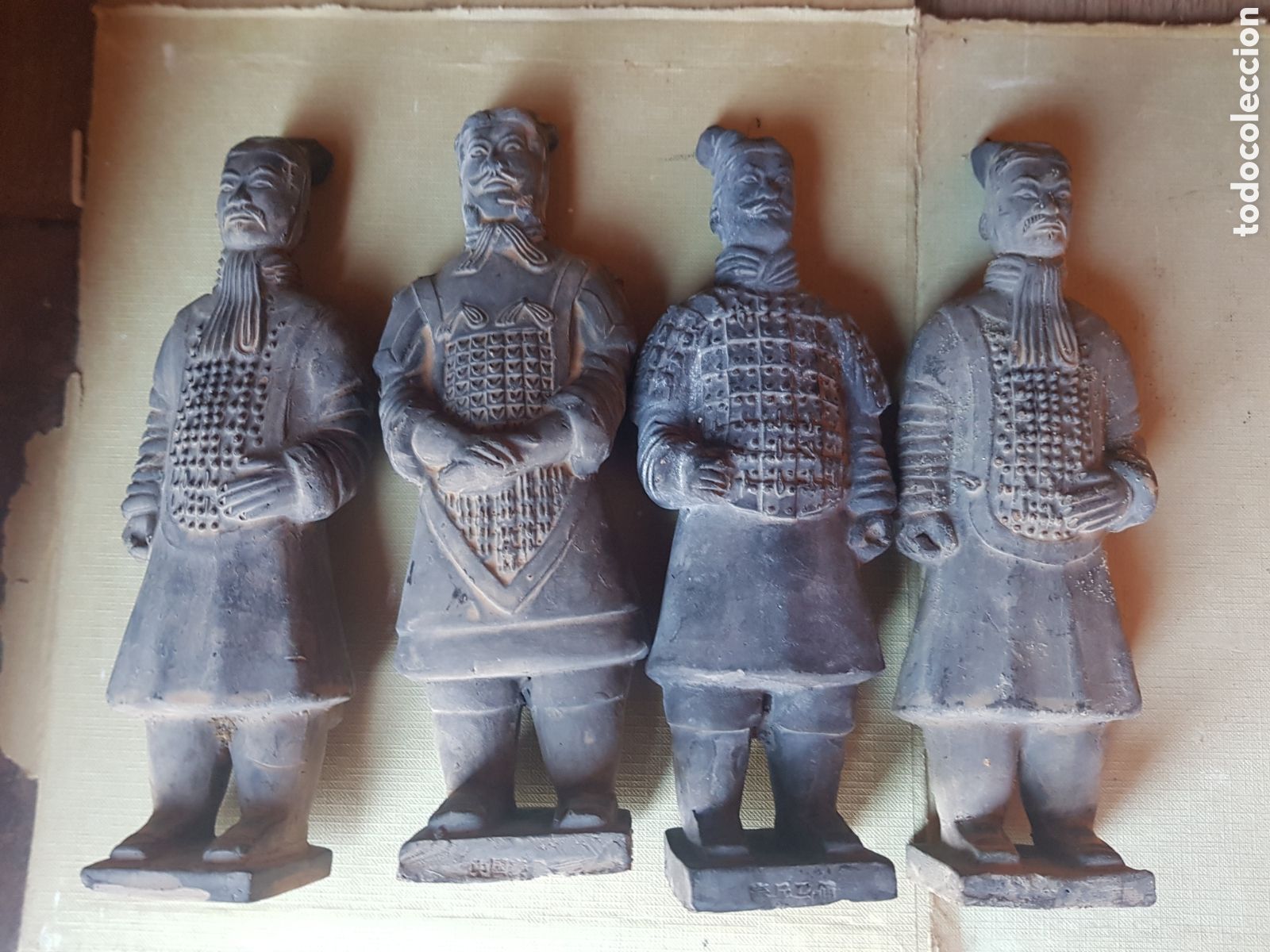 Coleccionismo: Guerreros xian de barro.4 diferentes