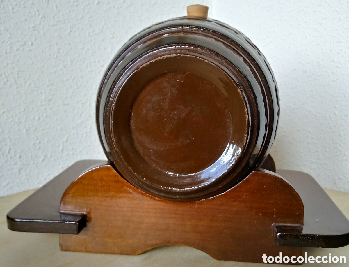 Coleccionismo: barril licorera de madera - Foto 3