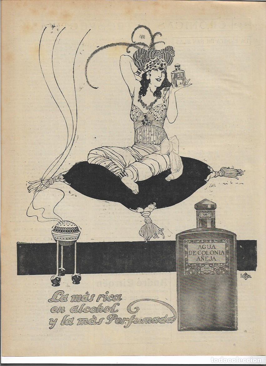 Coleccionismo: A&Ntilde;O 1919 RECORTE PRENSA PUBLICIDAD AGUA DE COLONIA A&Ntilde;EJA PERFUMERIA GAL