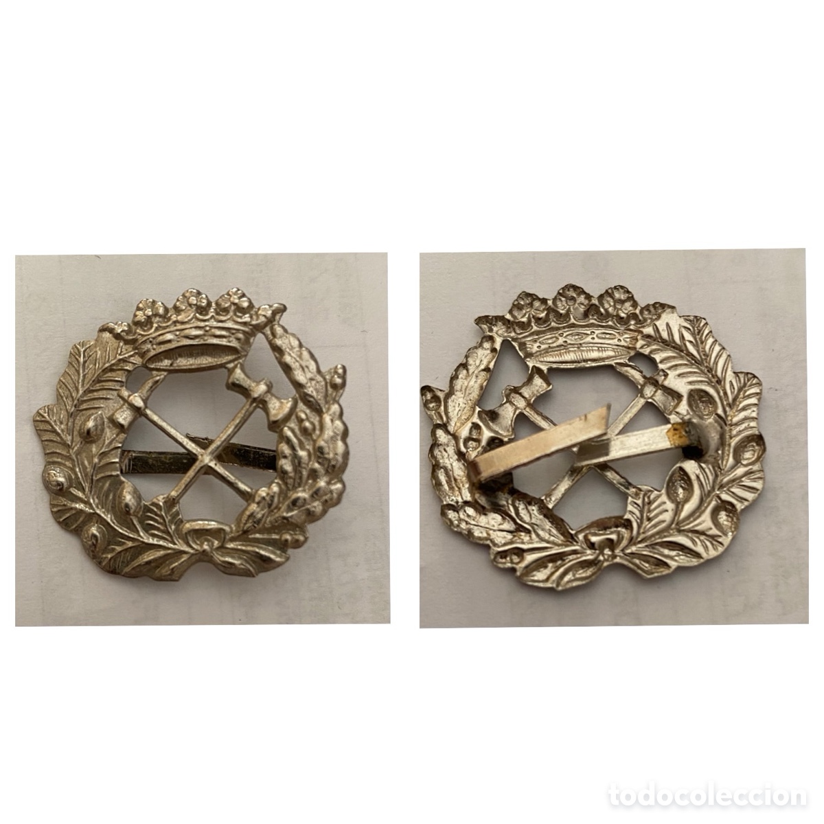 Coleccionismo: Insignia de Gorra de Guarda Forestal De Montes. - Foto 1