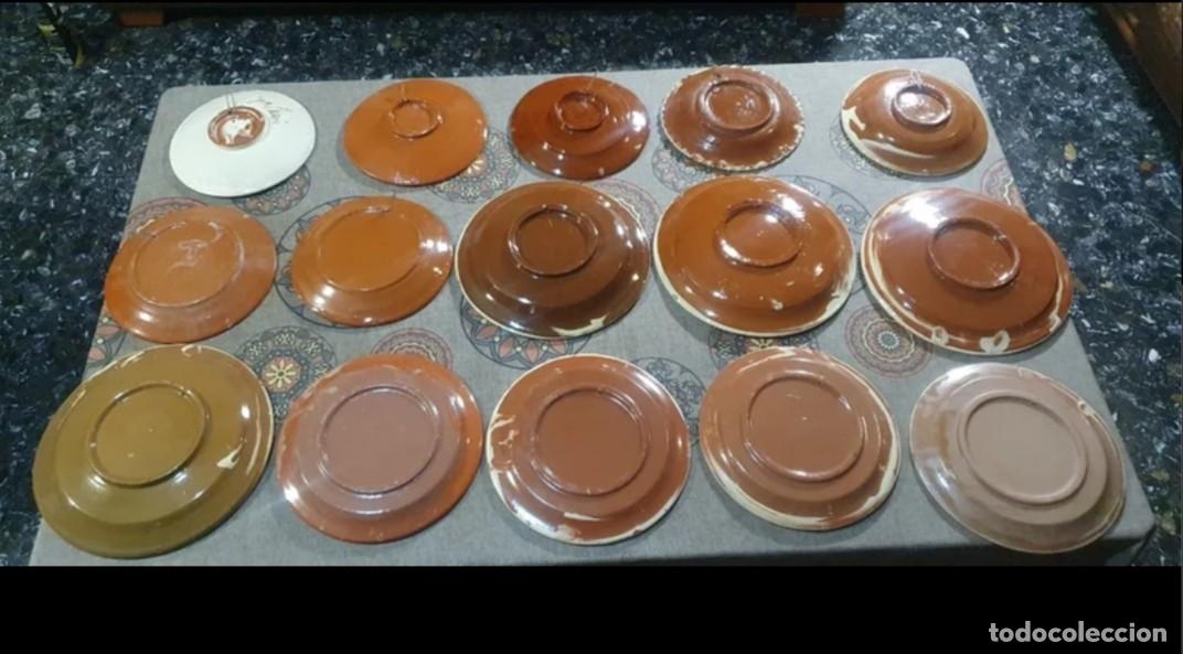 Coleccionismo: Lote de Platos cer&aacute;micos esmaltado de los 80 - Foto 2