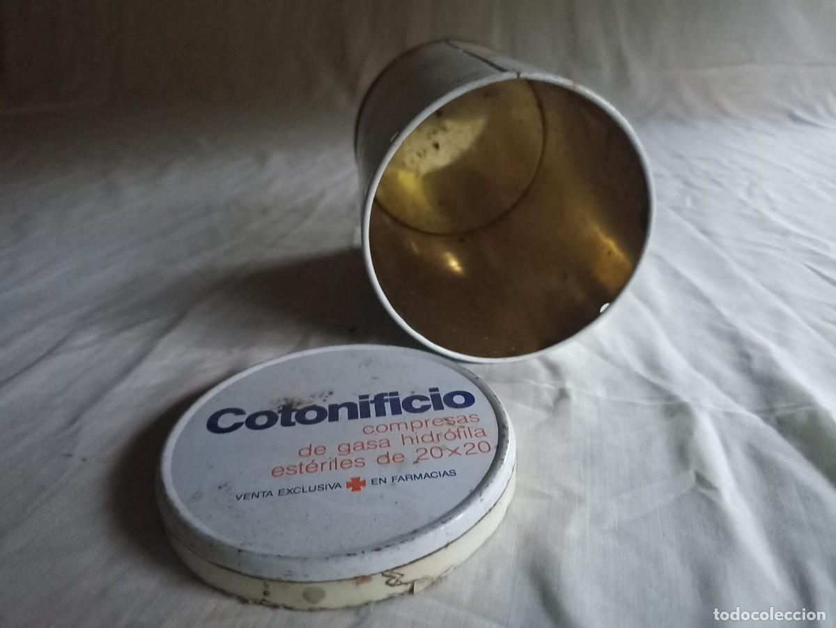 Coleccionismo: Bote met&aacute;lico Cotonificio - Foto 2