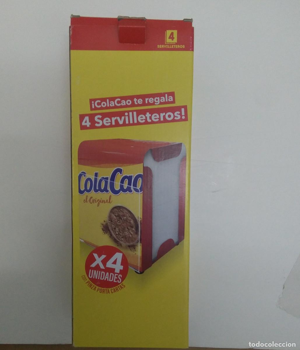 Coleccionismo: caja VACIA servilletero cola cao promocional bar promocion hosteleria colacao