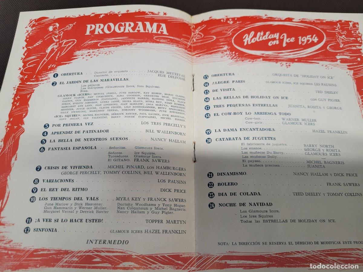 Coleccionismo: PROGRAMA HOLIDAY ON ICE 1957 - Foto 2