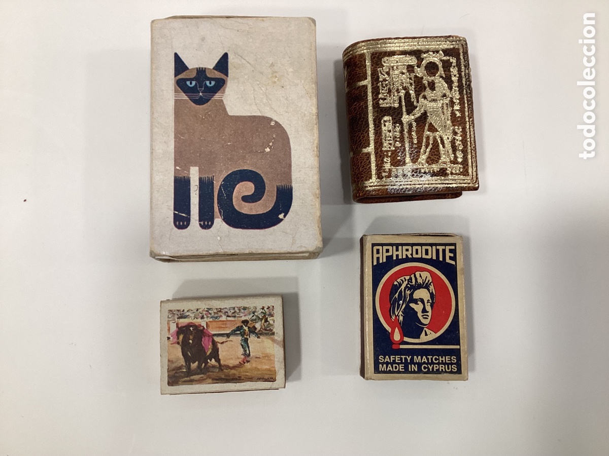 Coleccionismo: Lote de cuatro cajas de cerillas - Foto 1
