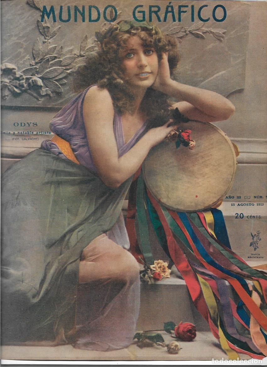 Collectionnisme: A&Ntilde;O 1913 RECORTE PRENSA ODYS ARTISTA FOTOGRAFIA CALVACHE