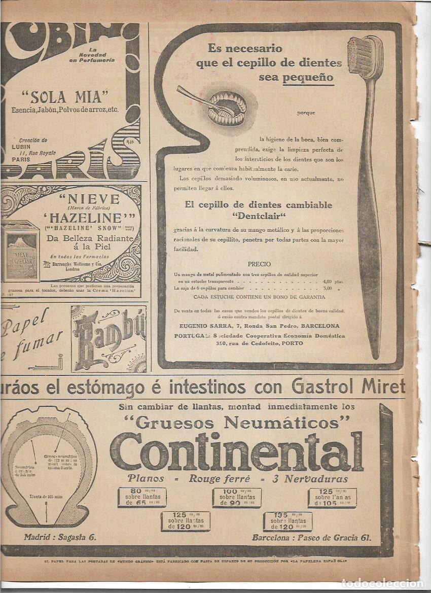 Collectionnisme: A&Ntilde;O 1913 RECORTE PRENSA PUBLICIDAD DENTCLAIR CEPILLO PARA DIENTES HIGIENE BUCAL
