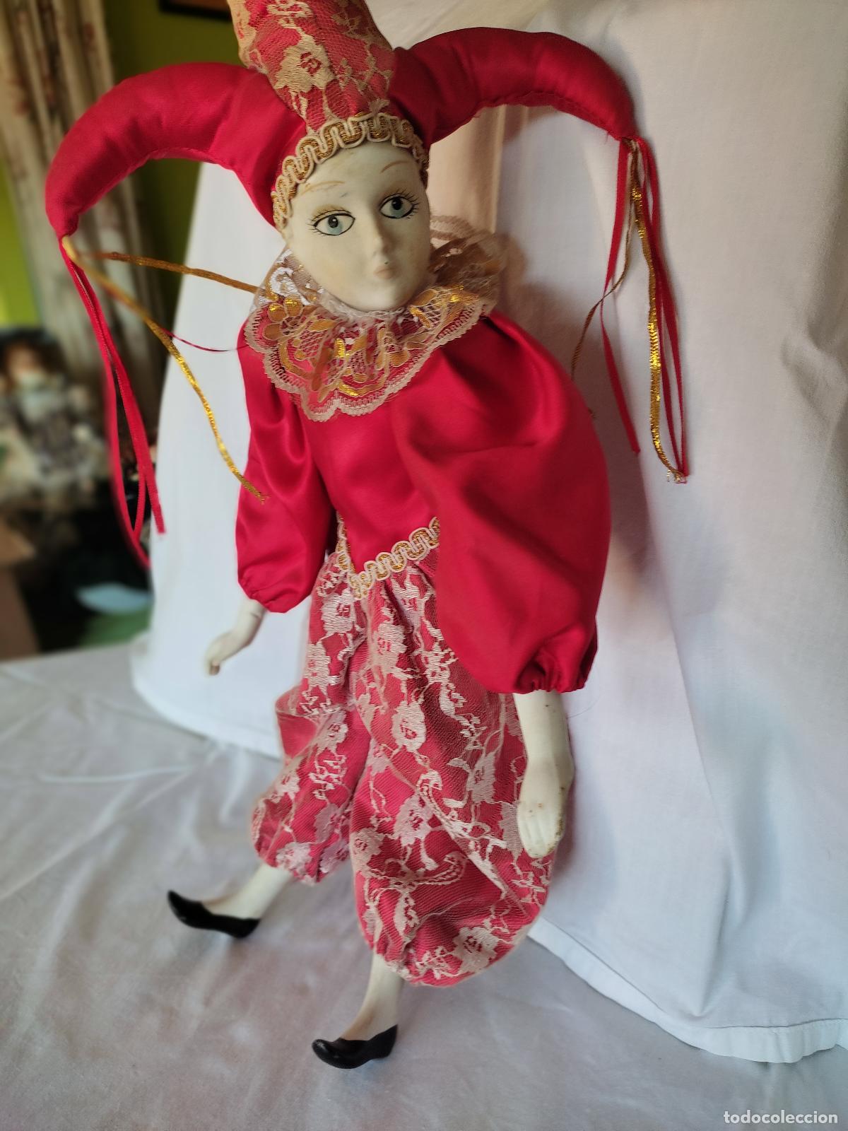 Coleccionismo: Arlequin Mu&ntilde;eca Porcelana (1) - Foto 4