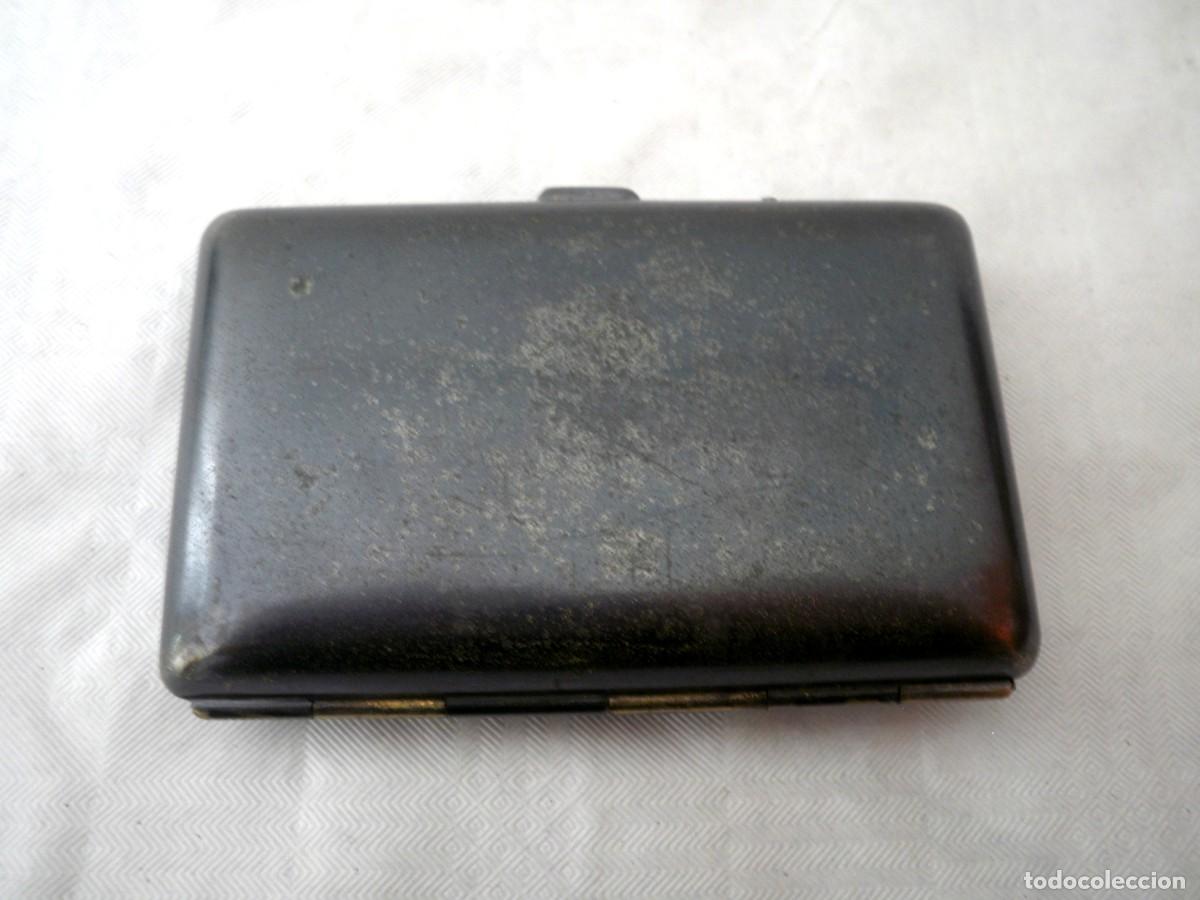 Coleccionismo: Estuche de tabaco de piel - Foto 5