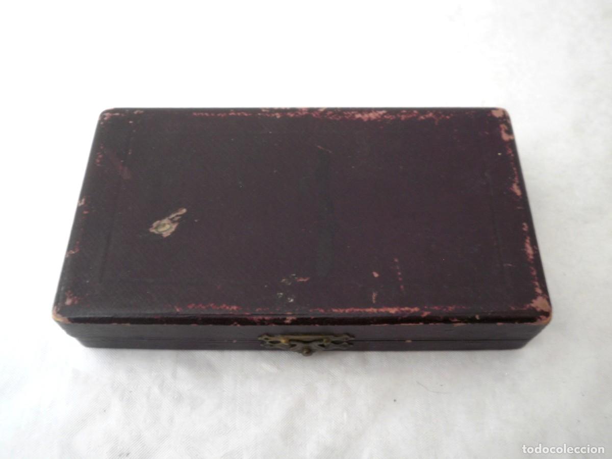 Coleccionismo: Estuche de tabaco de piel - Foto 7