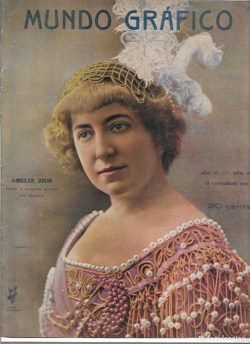 Coleccionismo: A&Ntilde;O 1913 RECORTE PRENSA AMELIA ZIUR ARTISTA ACTRIZ FOTOGRAFIA NOVELLAS