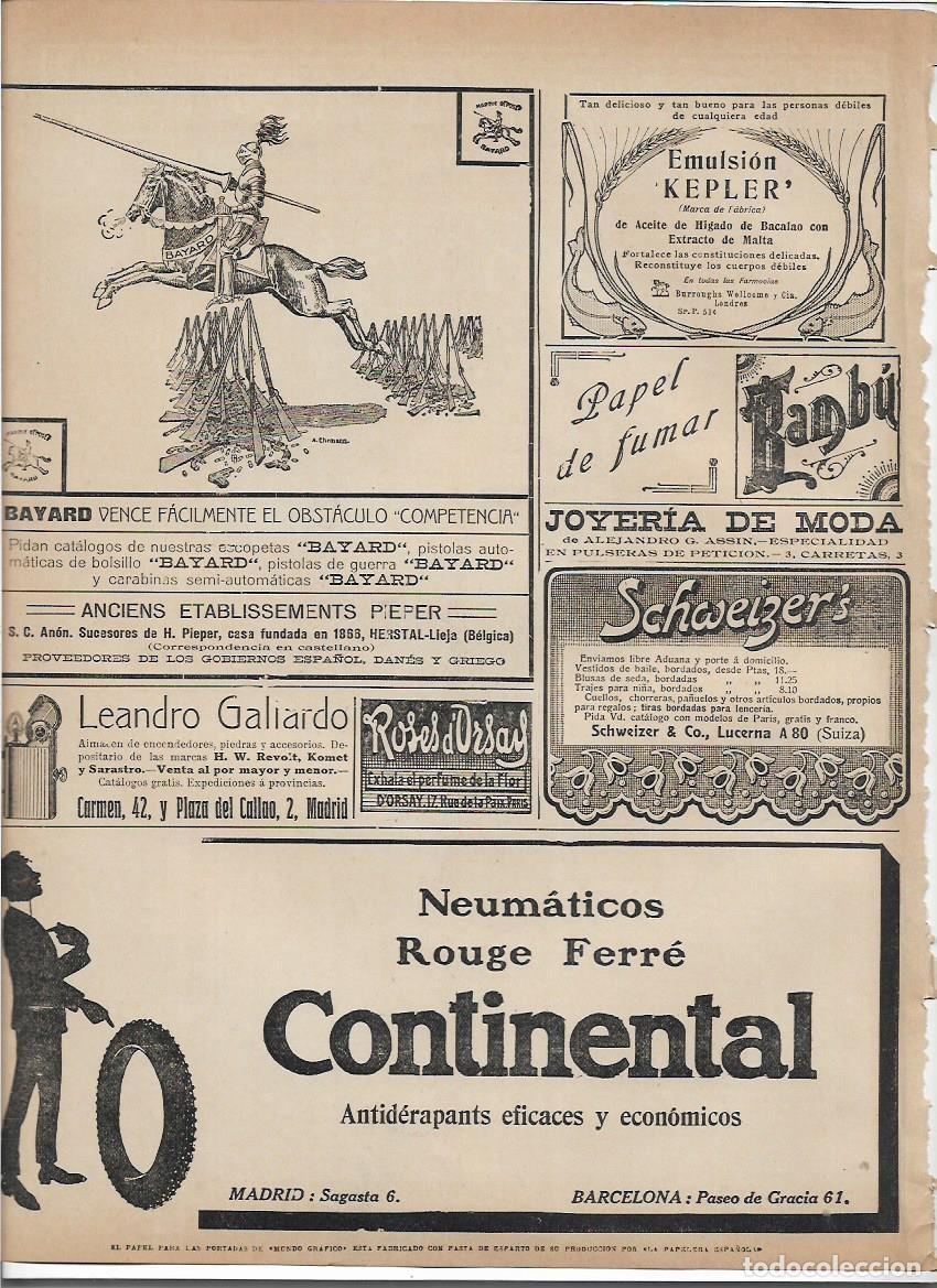 Coleccionismo: A&Ntilde;O 1913 RECORTE PRENSA PUBLICIDAD BAYARD ESCOPETAS BAYARD PISTOLAS DE GUERRA ARMAS
