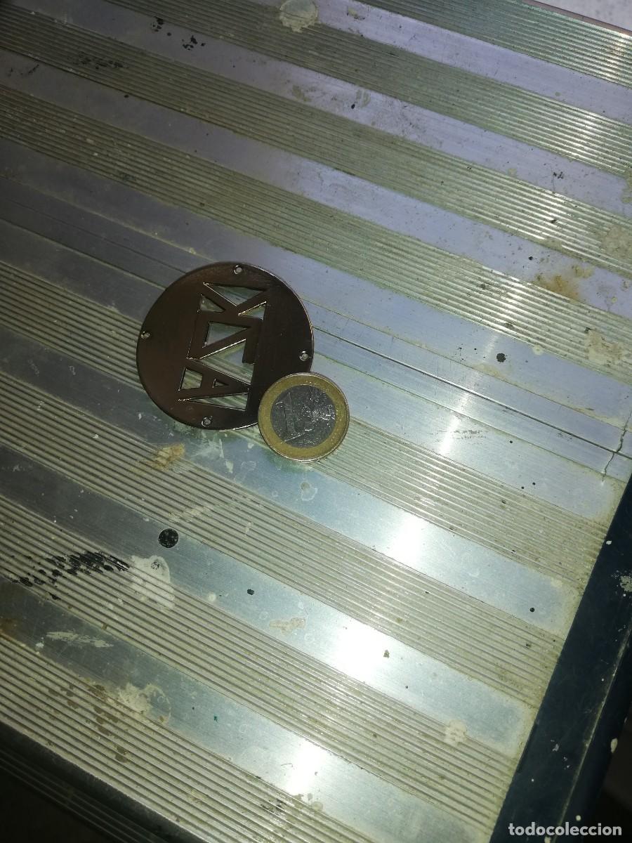 Coleccionismo: Placa de metal de azk - Foto 5