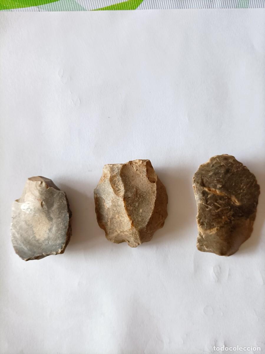 Coleccionismo: musteriense Pedernal 3 Herramientas (Lote 36/16) - Foto 2