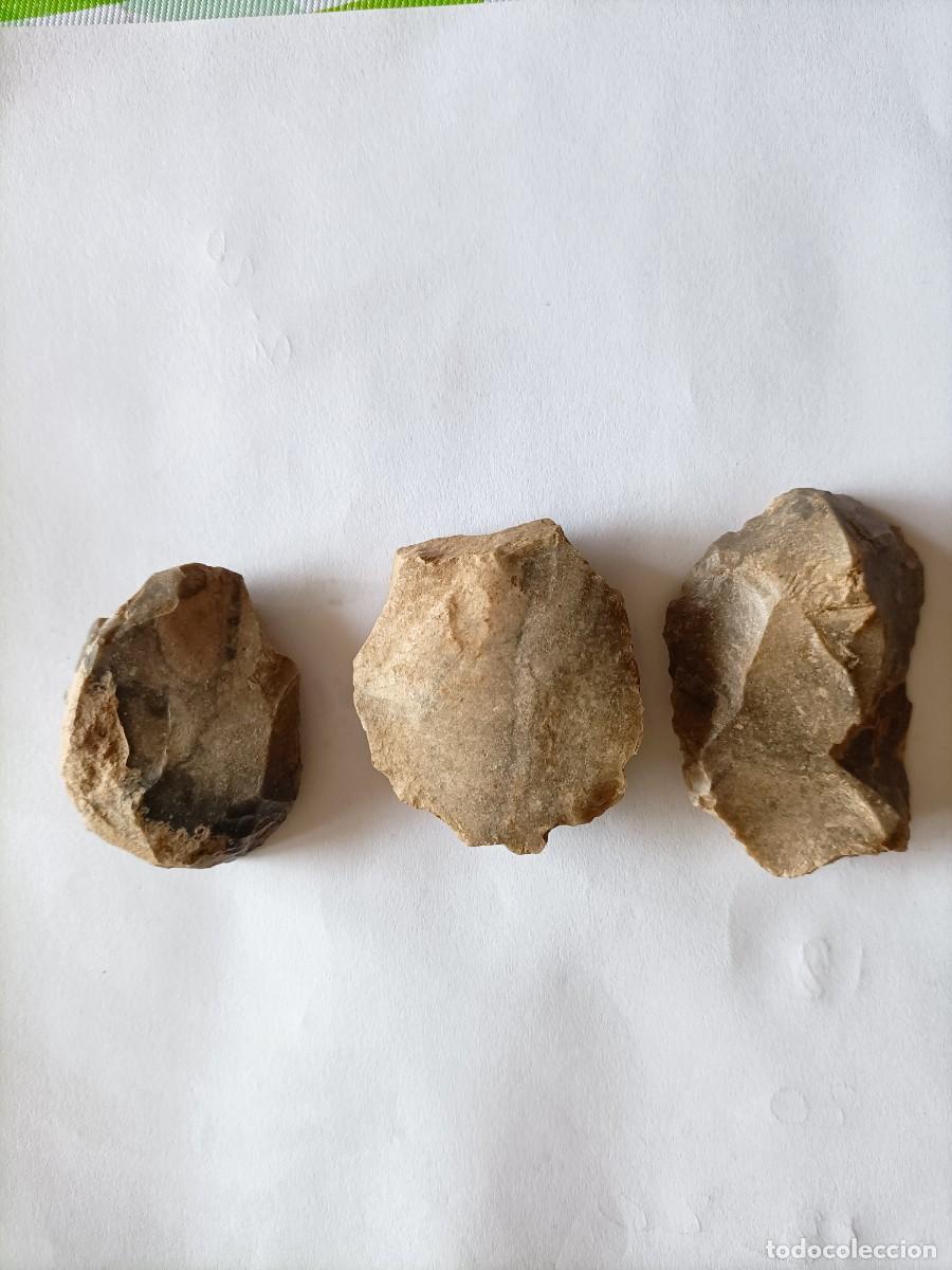 Coleccionismo: musteriense Pedernal 3 Herramientas (Lote 36/16) - Foto 1