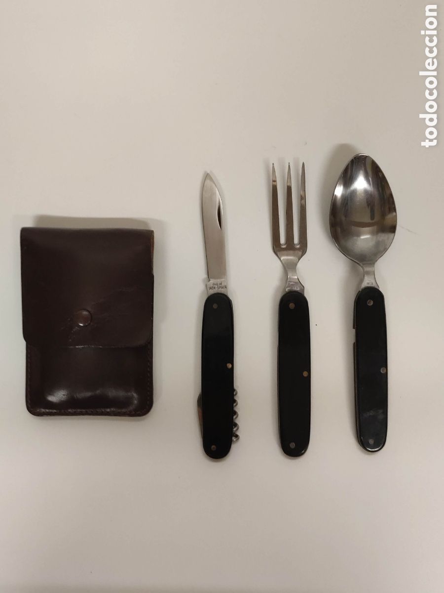 Coleccionismo: Set de navaja y cubiertos IHER - Foto 1