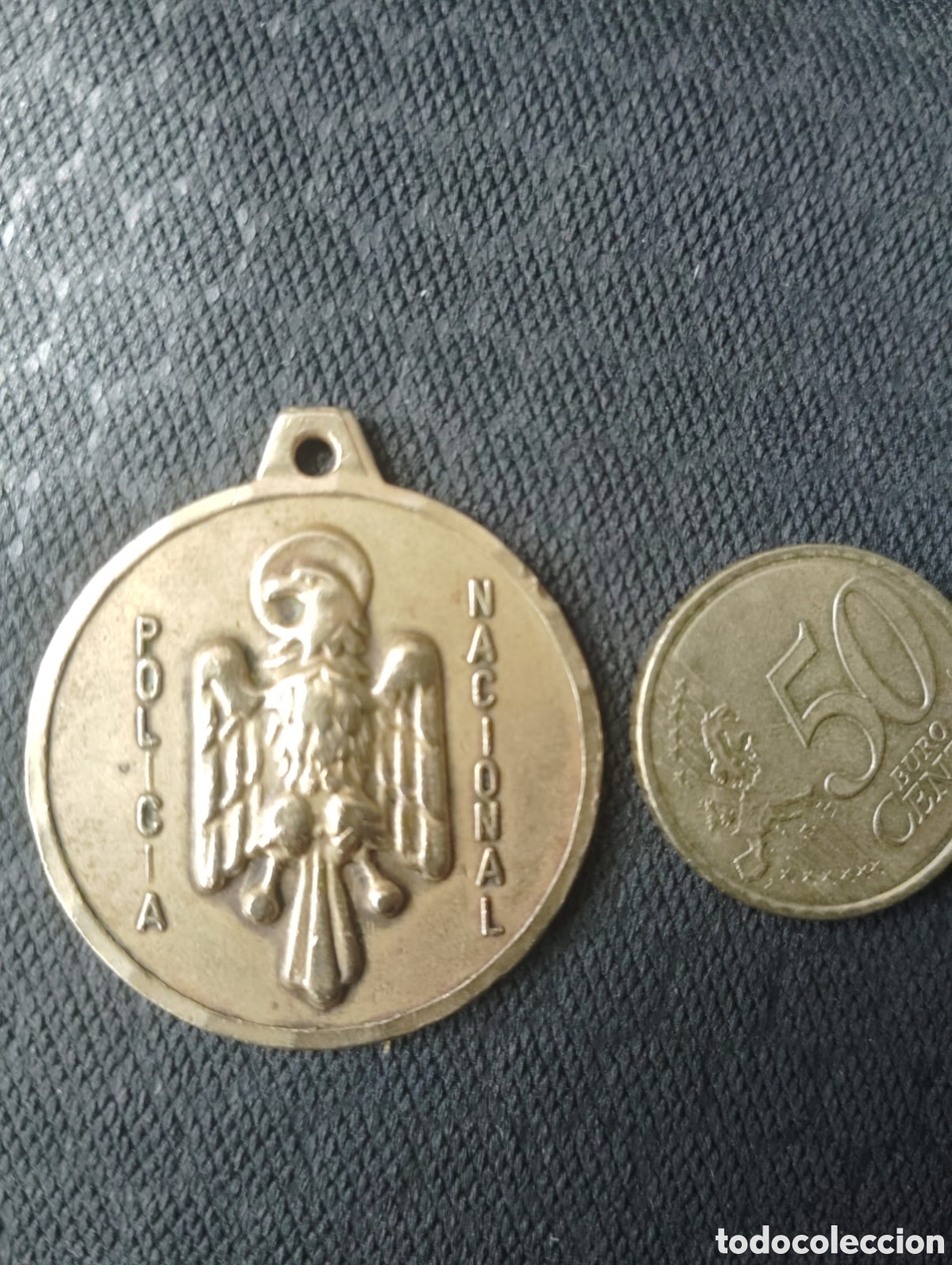 Collezionismo: Antiguo medalla Polic&iacute;a Nacional
