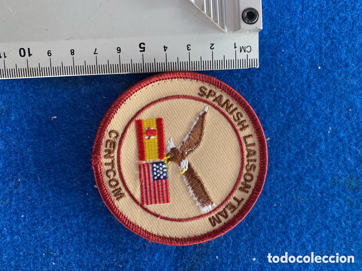 Coleccionismo: PARCHE TELA CON VELCRO CENTCOM SPANISH LIAISON TEAM - Foto 3