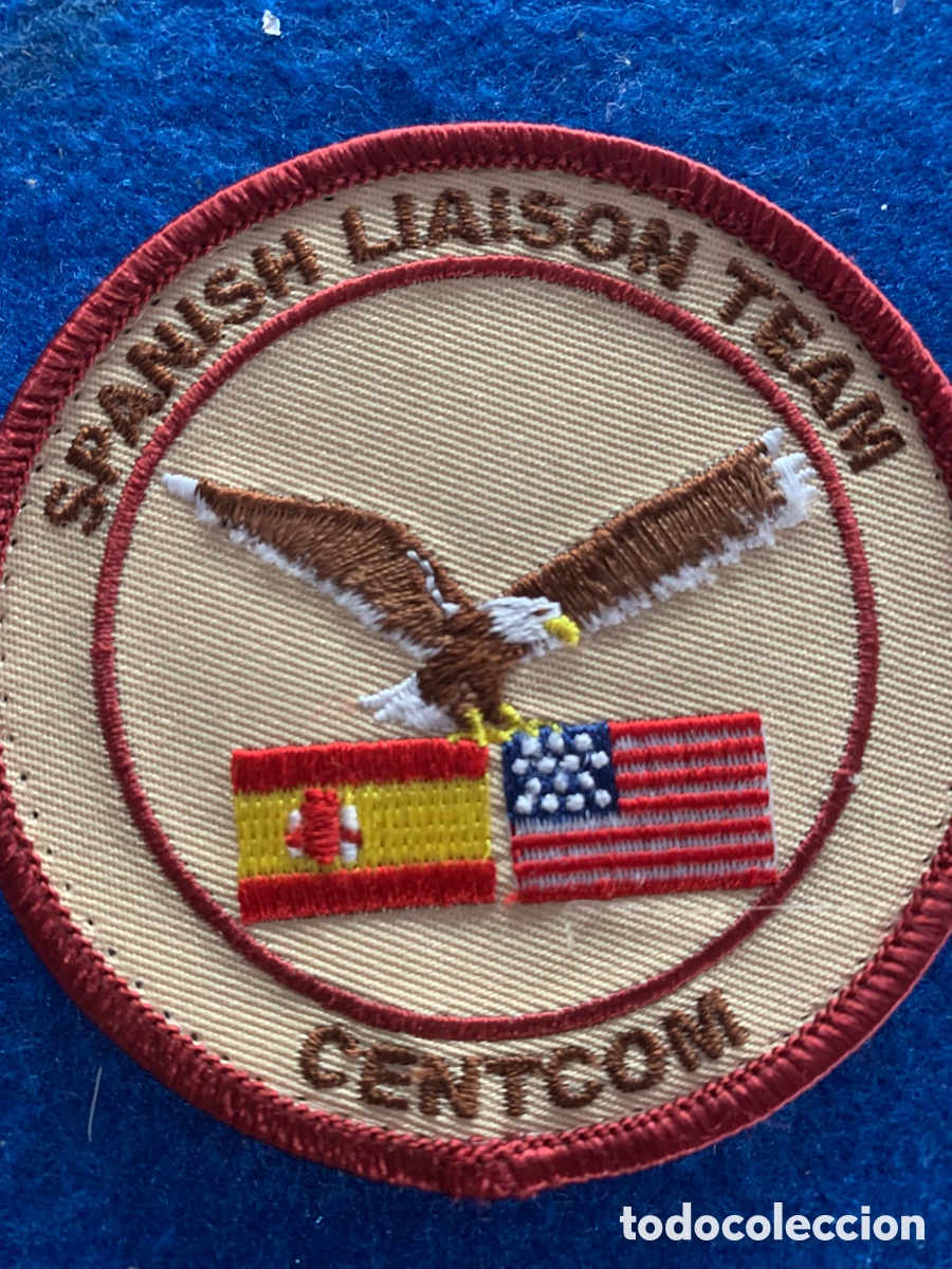 Coleccionismo: PARCHE TELA CON VELCRO CENTCOM SPANISH LIAISON TEAM - Foto 1