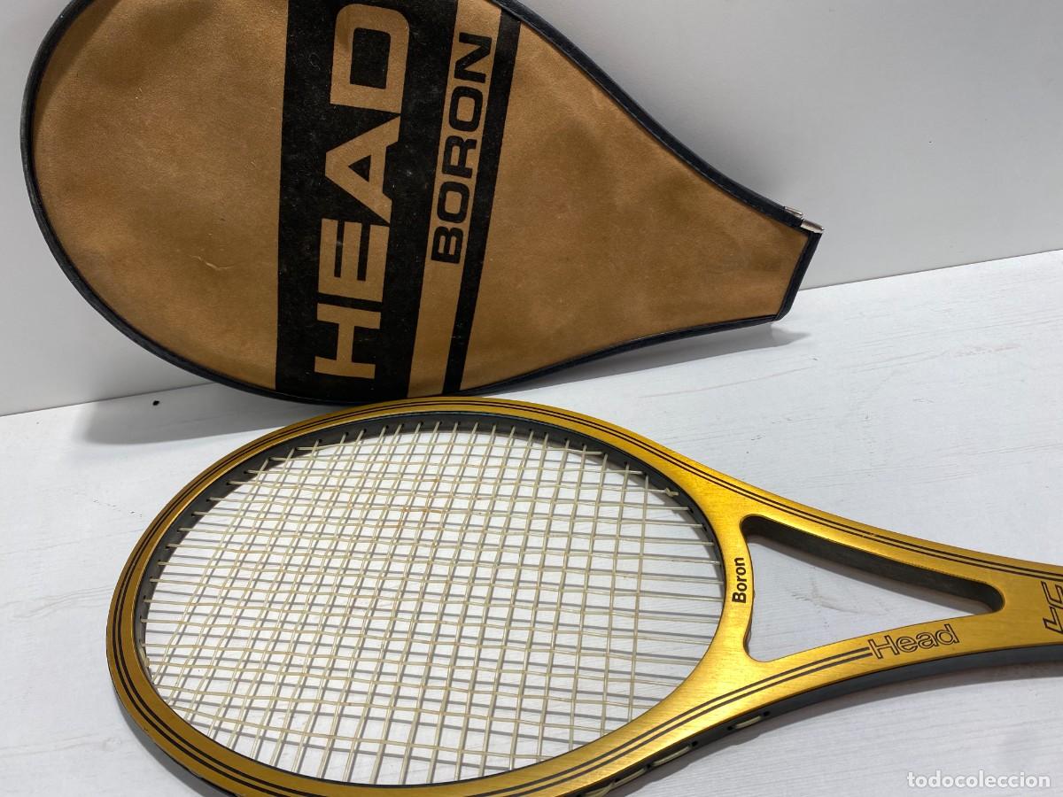 Coleccionismo: AQUETA DE TENIS HEAD BORON-ARTHUR ASHE A&Ntilde;OS 80 SERIGRAFIADA CON LA FIRMA