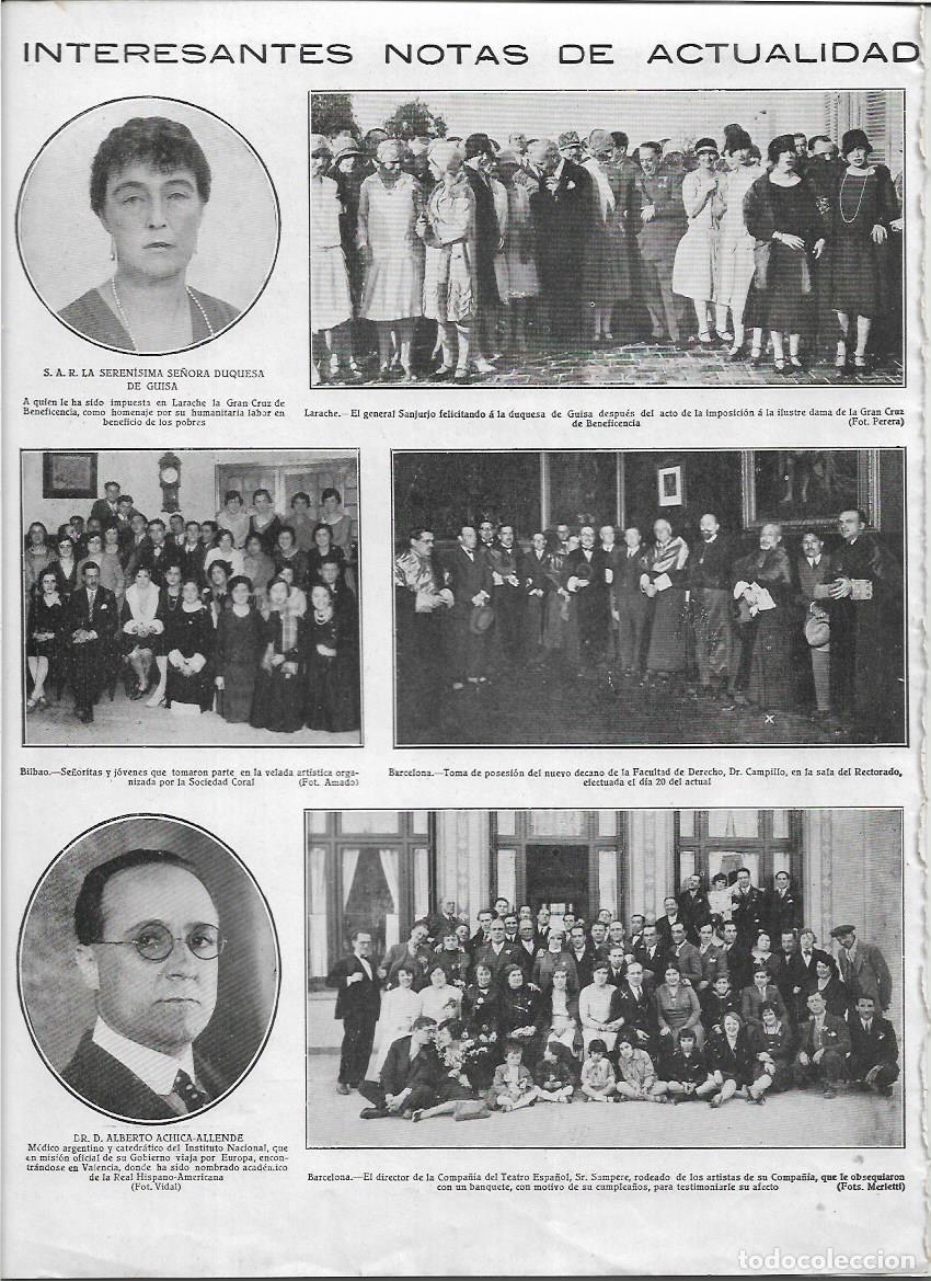 Collezionismo: A&Ntilde;O 1928 RECORTE PRENSA BARCELONA COMPA&Ntilde;IA DE TATRO ESPA&Ntilde;OL SR SAMPERE ARTISTAS BANQUETE CUMPLEA&Ntilde;OS